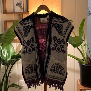 Anthropologie angel of the north vest